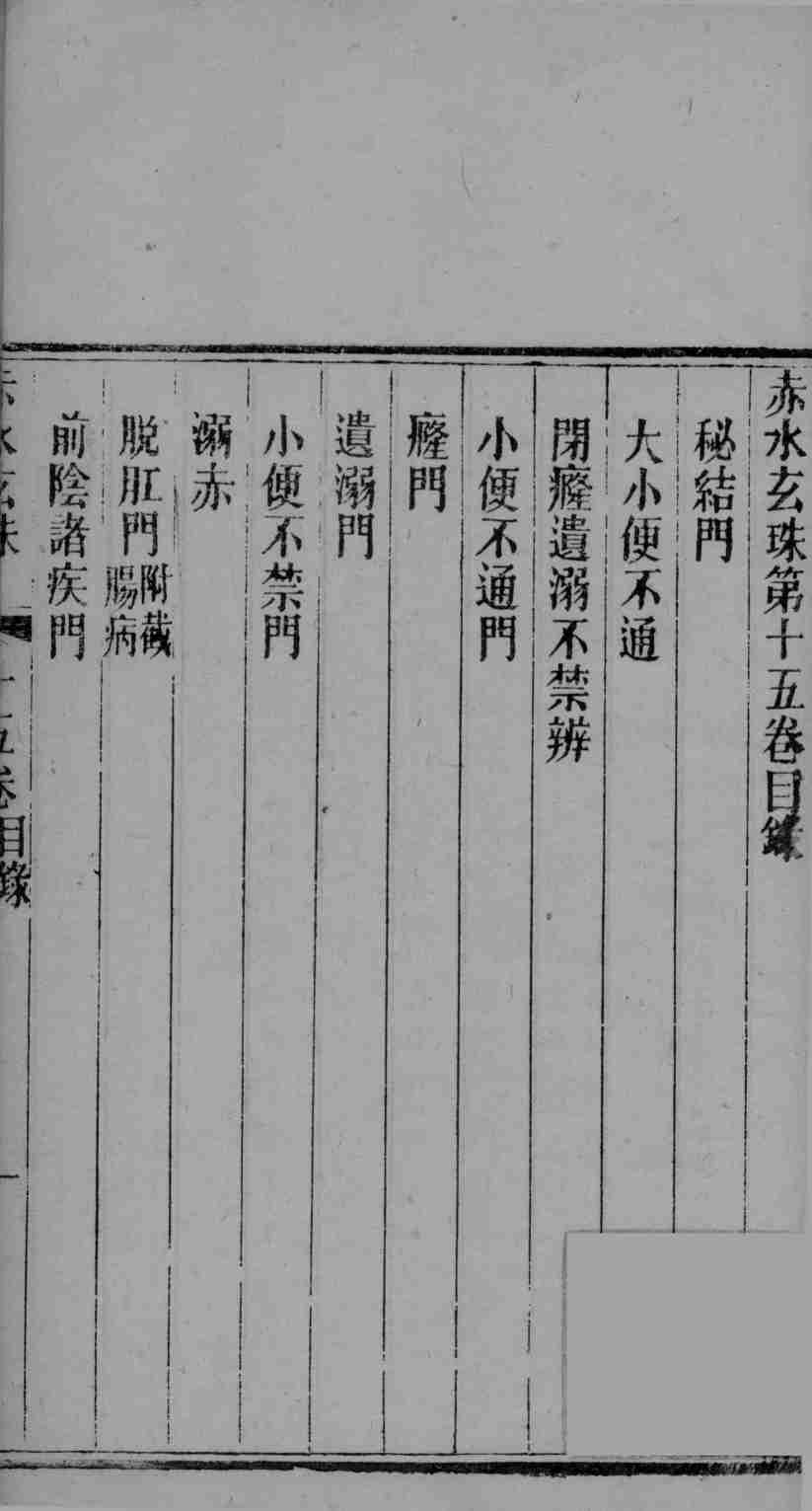 赤水玄珠  卷15